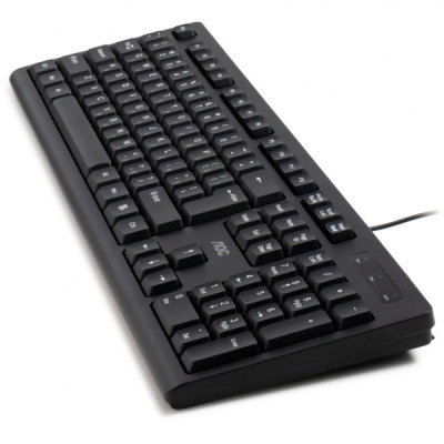 Клавіатура AOC KB100B USB UA Black (KB100B/97)