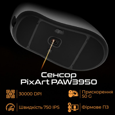 Мишка RAWM ER21Pro Wireless Orange (ER21PRO.orange)