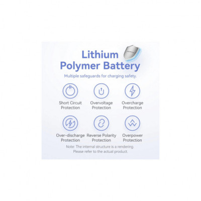 Батарея універсальна VENTION 5000mAh 20W PD, USB-C In/Out, Lightning In/Out, with cable, Gradient Gray (FHWM0)