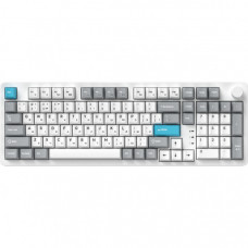 Клавіатура GamePro Asgard Drakkar Keychron Super Red Switch Wireless/Bluetooth/USB UA White (MK305WH)