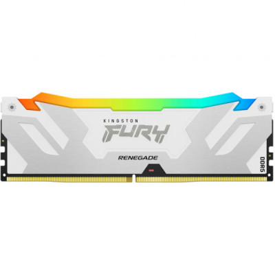 Модуль пам'яті для комп'ютера DDR5 64GB (2x32GB) 6000 MHz Renegade RGB White XMP Kingston Fury (ex.HyperX) (KF560C32RWAK2-64)