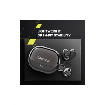 Навушники Canyon OWS Ear Clips OnFlow 14 Black (CNS-TWS14B) Навушники Canyon OWS Ear Clips OnFlow 14 Black (CNS-TWS14B)