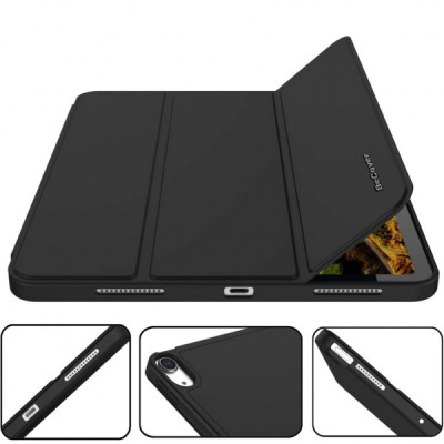 Чохол до планшета BeCover Direct Charge Pen mount Apple Pencil Apple iPad Air 5 (2022) 10.9" Black (708775)