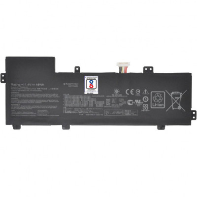Акумулятор до ноутбука Asus ZenBook UX510 B31N1534, 4240mAh (48Wh), 3cell, 11.4V, Li-ion AlSoft (A71091)