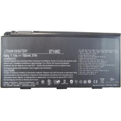 Акумулятор до ноутбука MSI MSI BTY-M6D 7800mAh 6cell 11.1V Li-ion (A47040)