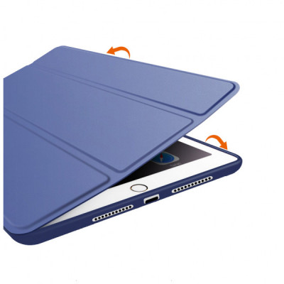 Чохол до планшета BeCover Tri Fold Soft TPU Silicone Apple iPad 10.2 2019/2020/2021 Deep Blue (706882)