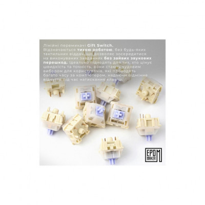 Клавіатура Epomaker AK820 Pro 75 Gift Switch Hot-Swap RGB USB/Wireless/Bluetooth/USB UA Black (AK820-PRO-B-G)