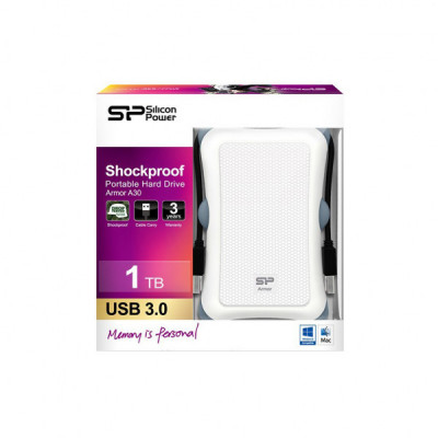 Зовнішній жорсткий диск 2.5" 1TB Silicon Power (SP010TBPHDA30S3W)