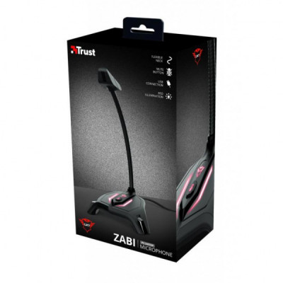 Мікрофон Trust GXT 215 Zabi LED-Illuminated USB Gaming Black (23800)