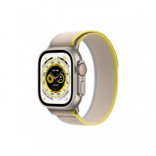 Смарт-годинник Apple Watch Ultra GPS + Cellular, 49mm Titanium Case with Yellow/Beige Trail Loop S/M (MNHK3UL/A)
