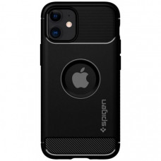 Чохол до мобільного телефона Spigen iPhone 12 mini Rugged Armor, Matte Black (ACS01743)