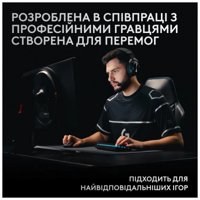 Клавіатура Logitech G Pro X 60 Lightspeed GX Tactile Wireless/Bluetooth UA Black (920-011911)