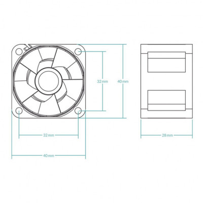 Кулер до корпусу Arctic S4028-6K (ACFAN00185A)