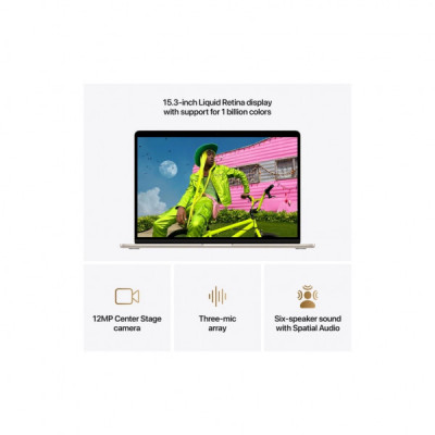 Ноутбук Apple MacBook Air 15 M5 A3448 Starlight (MDVF4UA/A)