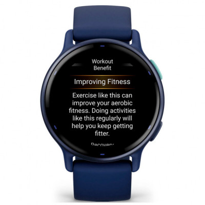 Смарт-годинник Garmin vivoactive 5, Cpt. Blue/Blue Metallic, GPS (010-02862-12)