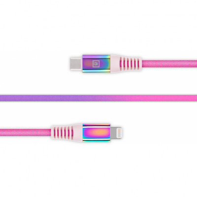 Дата кабель USB Type-C to Lightning 1.0m MFI Rainbow REAL-EL (EL123500054)