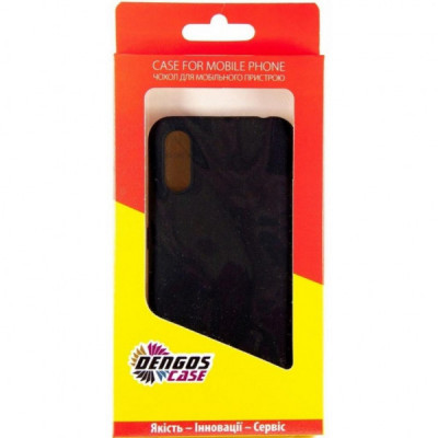 Чохол до мобільного телефона Dengos Carbon Samsung Galaxy A01, black (DG-TPU-CRBN-54) (DG-TPU-CRBN-54)