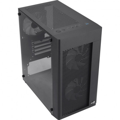 Корпус для ПК AeroCool Hexform-G-BK-v2 Black 600W (ACCX-PV38004.11)