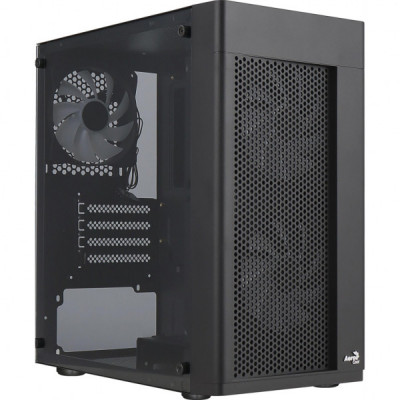 Корпус для ПК AeroCool Hexform-G-BK-v2 Black 600W (ACCX-PV38004.11)