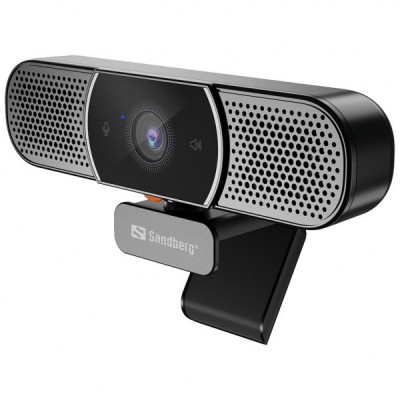 Веб-камера Sandberg All-in-1 Webcam 2K HD Speaker Black (134-37)