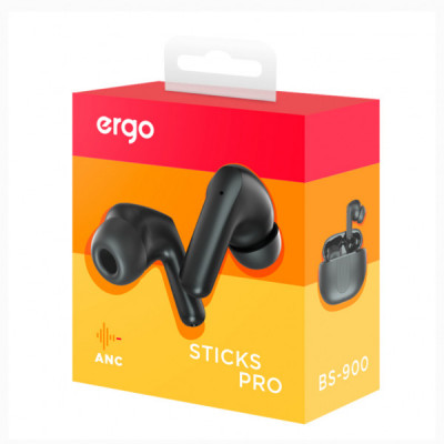 Навушники Ergo BS-900 Sticks Pro Black (BS-900K)