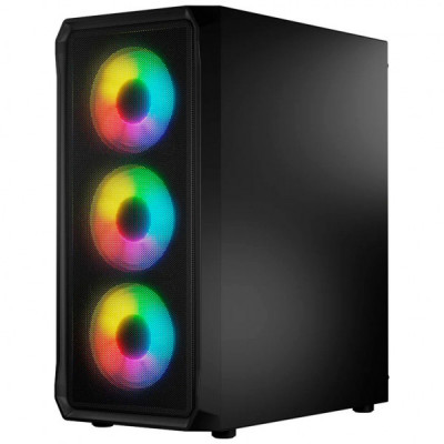 Корпус Logic concept PORTOS MESH+GLASS ARGB fans 4x120mm BLACK (AT-PORTOS-10-0000000-0002)