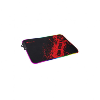 Килимок для мишки Xtrike MP-602 RGB lighting Black/Red (MP-602)