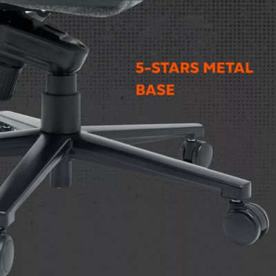 Крісло ігрове Canyon Boulder XLCH01 King Size Grey (CND-XLCH01)