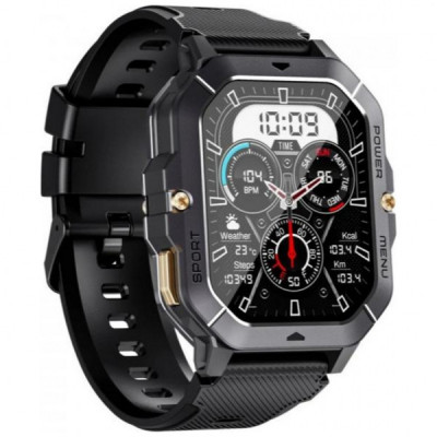 Смарт-годинник OUKITEL BT101 Black (6931940739825)