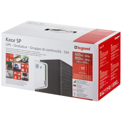 Пристрій безперебійного живлення Legrand Keor SP 600VA 360W (310180) Пристрій безперебійного живлення Legrand Keor SP 600VA 360W (310180)