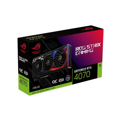 Відеокарта ASUS GeForce RTX4070 12Gb ROG STRIX OC GAMING (ROG-STRIX-RTX4070-O12G-GAMING)