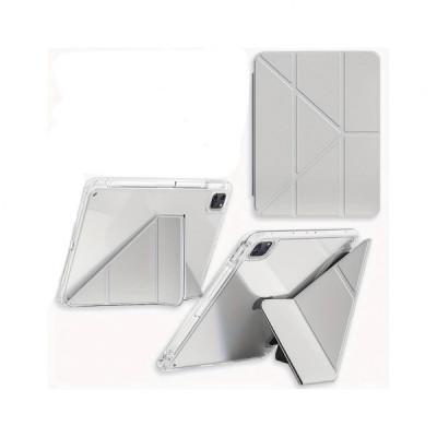 Чохол до планшета BeCover Ultra Slim Origami Transparent Apple iPad Pro 11" M4 2024 Gray (711690)