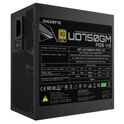 Блок живлення GIGABYTE 750W (GP-UD750GM PG5 V2) Блок живлення GIGABYTE 750W (GP-UD750GM PG5 V2)