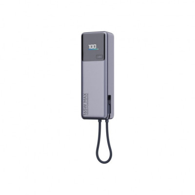 Батарея універсальна Xiaomi 10000mAh 165W Integrated Cable grey (BHR9361GL)