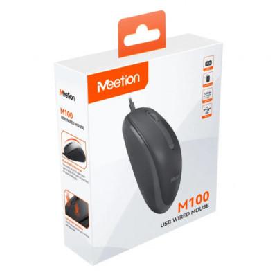 Мишка Meetion M100 USB Black (MT-M100-A) Мишка Meetion M100 USB Black (MT-M100-A)