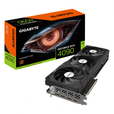 Відеокарта GIGABYTE GeForce RTX4090 24GB WINDFORCE (GV-N4090WF3V2-24GD)