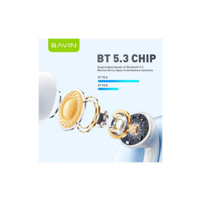 Навушники BAVIN BAVIN-81 Hi-Res LCD Tough White (HB-BA-81-WH)