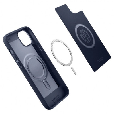 Чохол до мобільного телефона Spigen Apple Iphone 14 Plus Mag Armor MagFit, Navy Blue (ACS04919)