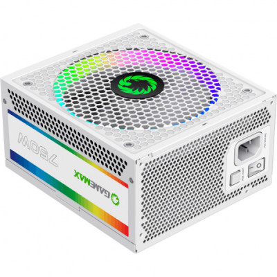 Блок живлення Gamemax 750W (RGB 750 PRO WH (ATX3.0/3.1 PCI)