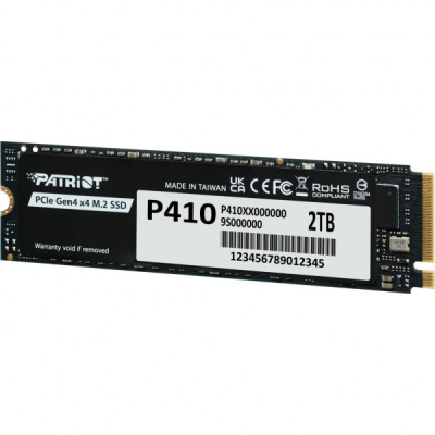 Накопичувач SSD M.2 2280 2TB Patriot (P410P2TBM28H) Накопичувач SSD M.2 2280 2TB Patriot (P410P2TBM28H)