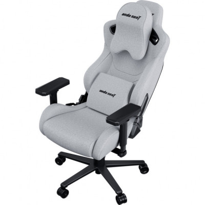 Крісло ігрове Anda Seat Kaiser Frontier Fabric XL Grey Linen (AD12YXL-17-G-F)
