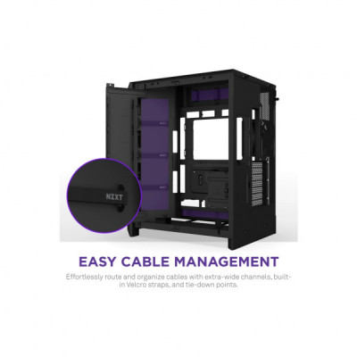 Корпус NZXT H9 Flow Dual-Chamber All Black (CM-H92FB-01)