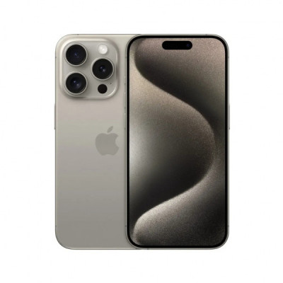 Мобільний телефон Apple iPhone 15 Pro 256Gb eSim Natural Titanium (Grade B) USED (iP15Pr2eNaT_B)