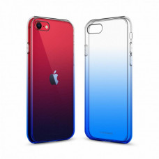 Чохол до мобільного телефона MakeFuture iPhone SE 2020 Gradient (Clear TPU) Blue (MCG-AISE20BL)