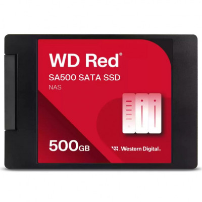 Накопичувач SSD 2.5" 500GB RED SA500 WD (WDS500G1R0A-68A4W0)
