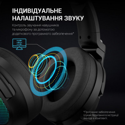 Навушники GamePro HS1300 RGB 7.1 Black (HS1300)