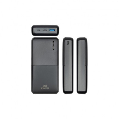 Батарея універсальна RivaCase 20000mA, PD/18W, QC/3.0/18W (RIVAPOWER VA2571 (Black))