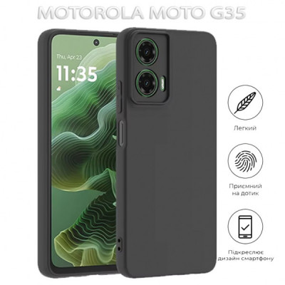 Чохол до мобільного телефона BeCover Motorola Moto G35 Black (712746)