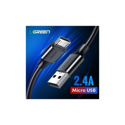 Дата кабель USB 2.0 AM to Micro 5P 1.5m US289 (Black) Ugreen (60137)