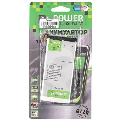 Акумуляторна батарея для телефону PowerPlant Samsung Galaxy C7 (EB-BC700ABE) 3300mAh (SM170418)